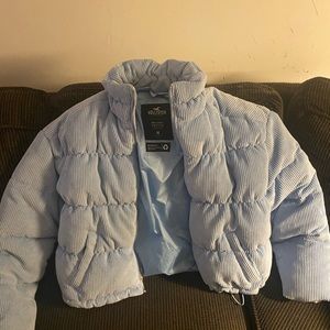 HOLLISTER Baby Blue Puff Jacket